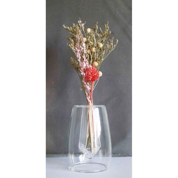 グローバルアロー ドライフラワー Into The 2way Vase 花瓶付き ピンク