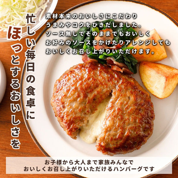 元祖食品サンプル屋 ワンバンシリーズ チーズハンバーグ 元祖食品サンプル屋「チーズインハンバーグ」