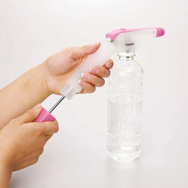 富士商 ペットボトル専用加圧式おそうじスプレー ピンク F6789 1個