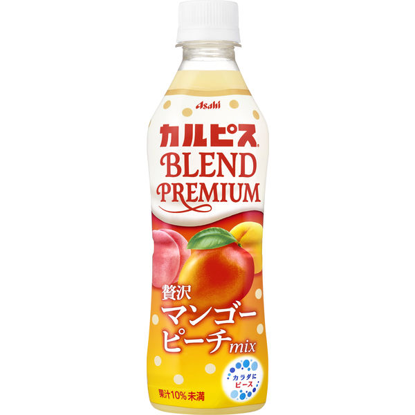 アサヒ飲料 カルピス BLEND PREMIUM 贅沢マンゴーピーチmix 430ml 1箱