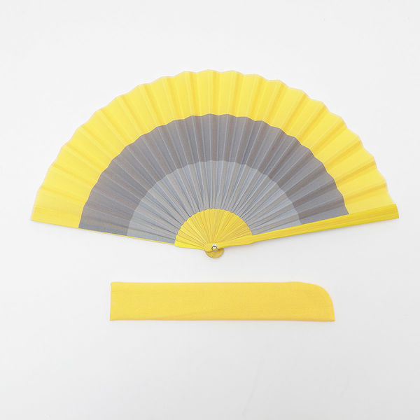 BRID 西川庄六 縞々扇子 イエロー 6300069341 1個（直送品