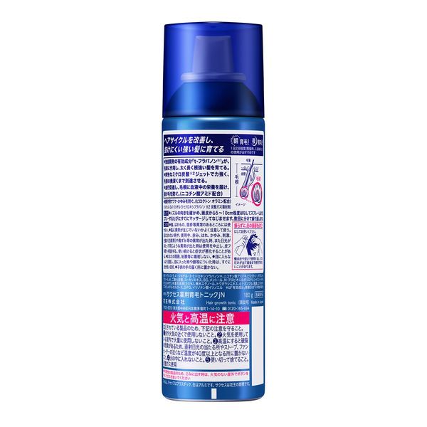サクセス　薬用育毛トニック　無香料　180g 19本 サクセス 薬用 育毛トニック 無香料 180g 花王 - アスクル