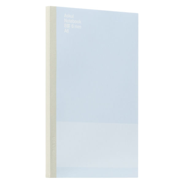 アスクル オリジナルノート スタンダードタイプA6 48枚 B罫 1セット