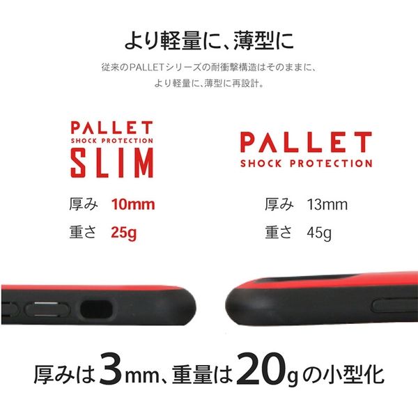 10-20 unifiss iPhone Xs/X ケース 対応 薄型 軽量 赤 10-20