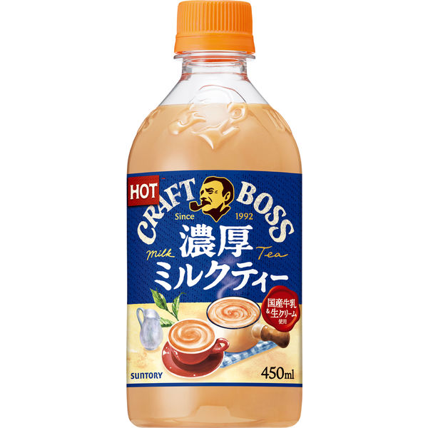 サントリー クラフトボス ミルクティー ホット 450ml 1箱（24本入 