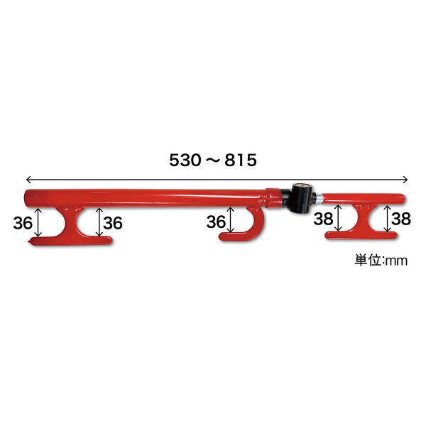レックス 盗難防止用ハンドルロック CM109BM 1個（直送品