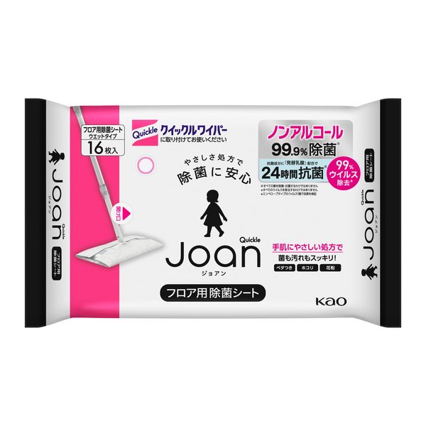 花王 クイックルJoan フロア用除菌シート 1セット（80枚：16