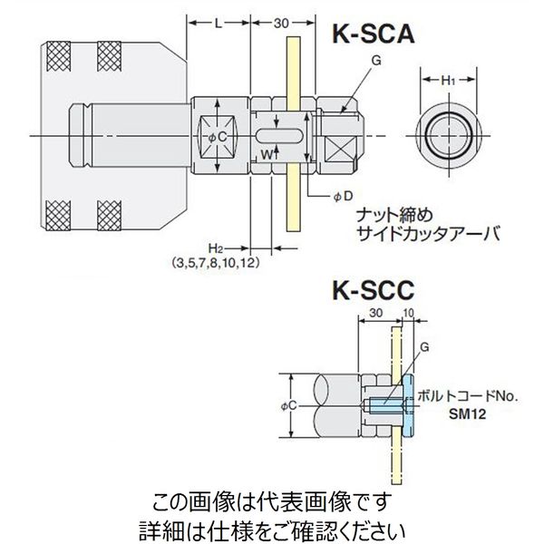 日研工作所 サイドカッタアーバ/ST K32-SCC25.4-30 1P（直送品