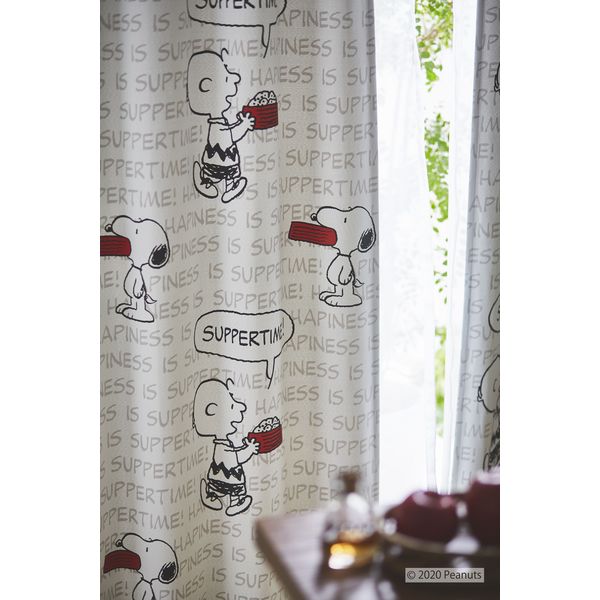 Peanuts / スヌーピー 『ハピネスイズサパータイム！』ドレープ