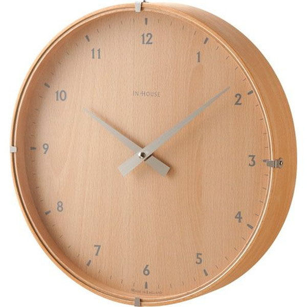IN HOUSE インハウス 時計 50cm 定価28600円 北欧　レア IN HOUSE ENGLAND HAND MADE インハウス 掛け時計 英国 - メルカリ インテリア時計