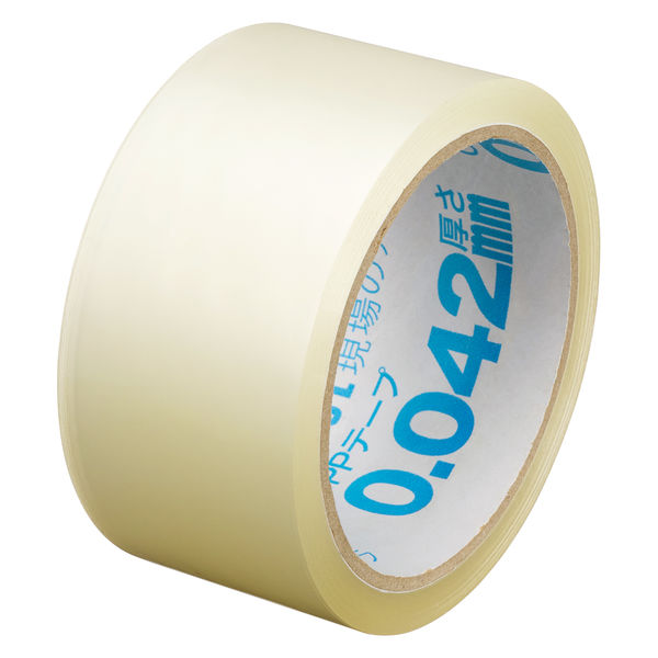 現場のチカラ 軽梱包用OPPテープ 0.042mm厚 幅48mm×長さ50m アスクル 1