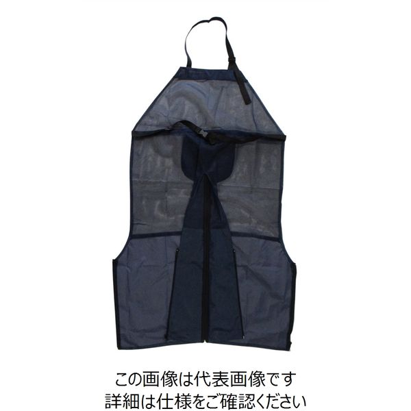 斎藤撚糸 2Wayエプロン ハーフメッシュ フリーサイズ 729940 1セット(2