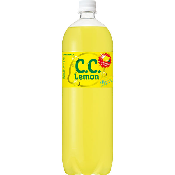 サントリー C.C.レモン 1.5L 1箱（8本入） - アスクル