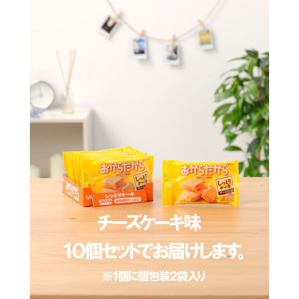 おからだから（チーズケーキ） 1箱（10袋入） 江崎グリコ 栄養