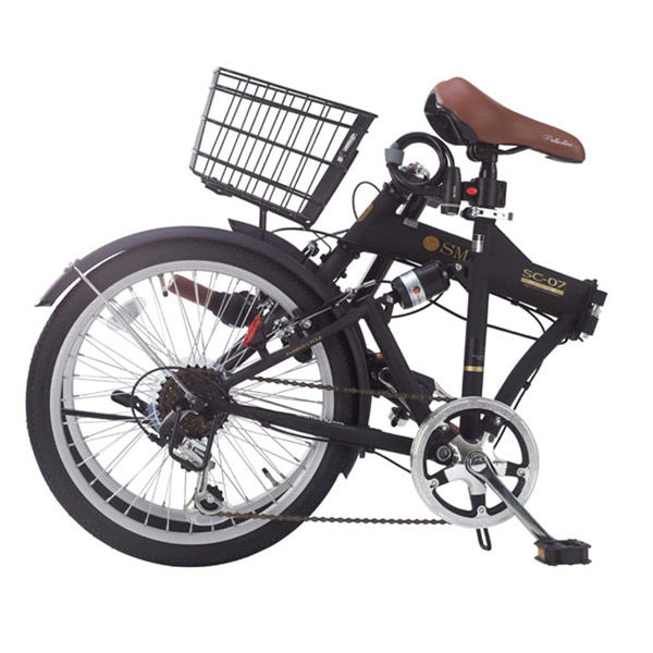 【美品】My Pallas SC-07 PLUS折畳自転車 マットブラック My Pallas（マイパラス） SC-07 PLUS｜20インチ6段変速