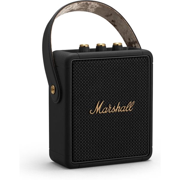 Marshall ワイヤレスポータブルスピーカー ブラック&ブラス STOCKWELL2 Black and Brass 1個（直送品） - アスクル