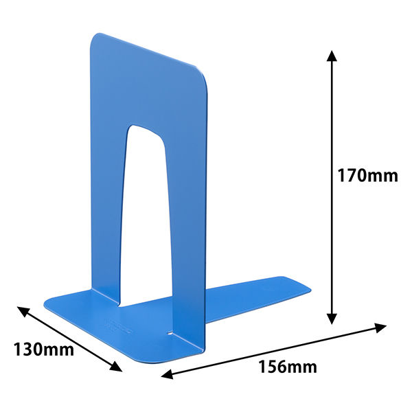 コクヨ ブックエンド 中 青 2つ1組 BS-33NB 1個 - アスクル