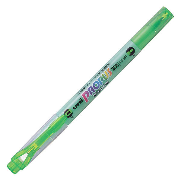 三菱鉛筆 蛍光ペン プロパスウインドウ ＰＵＳー１０２Ｔ 緑 PUS102T.6