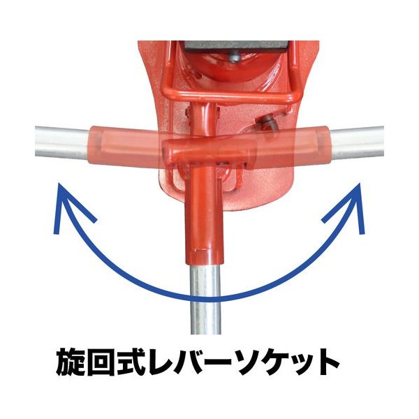 今野製作所 イーグル 低床・レバー回転・安全弁付爪つきジャッキ 爪 