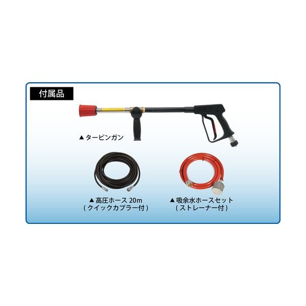 スーパー工業 エンジン式高圧洗浄機 SEVー2108SSR 防音タイプ(ライン