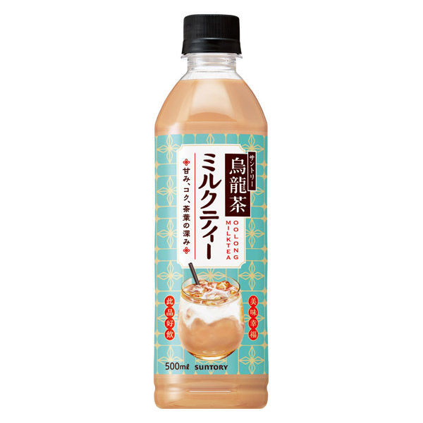 サントリー烏龍茶 ミルクティー 500ml 1セット（48本） - アスクル