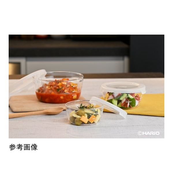 HARIO 耐熱ガラス製保存容器・丸1200 1ケース(24個) MST-120-TW 68-5182-33(直送品) HARIO 耐熱ガラス製保存容器・丸1200 1ケース(24個) MST-120-TW 68-5182-33(直送品)