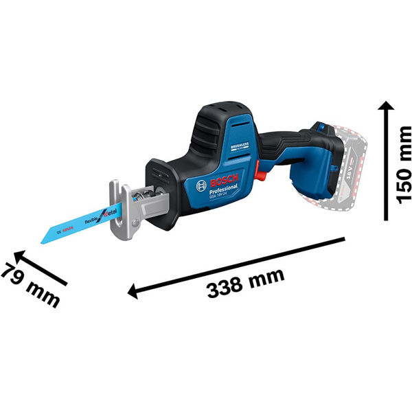 BOSCH コードレスセーバーソー GSA18V-24 1式（直送品） - アスクル