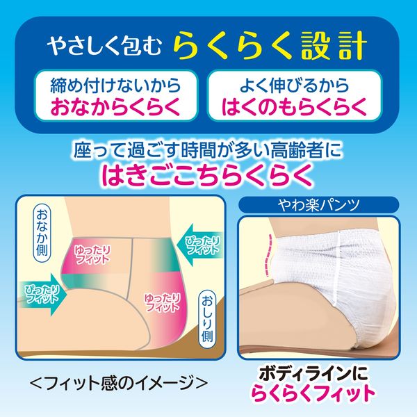 大人用紙おむつ/パンツ】白十字 サルバ やわ楽パンツ しっかり長時間 L