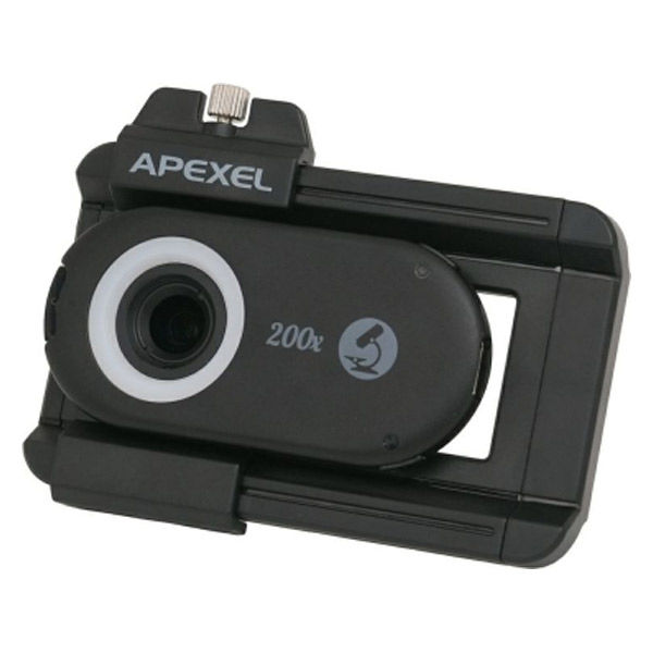 APEXEL スマホ顕微鏡 APL-MS200 1個（直送品）