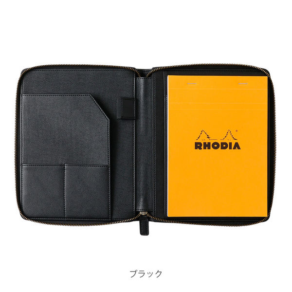 RHODIA（ロディア） ロディア PU ラウンドジップケース No.16 メタル
