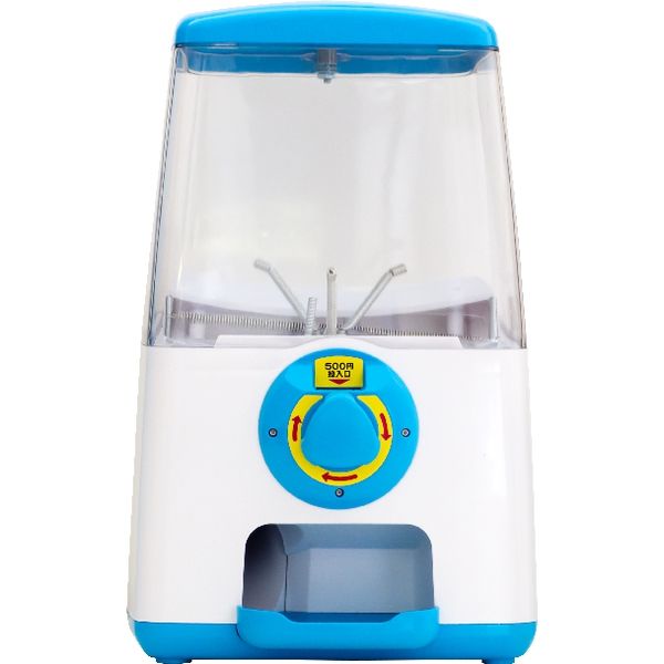 あミューズ　GACHA　CUBE(ガチャキューブ)　カプセル自販機　500円仕様　ブルー　A0126　1台