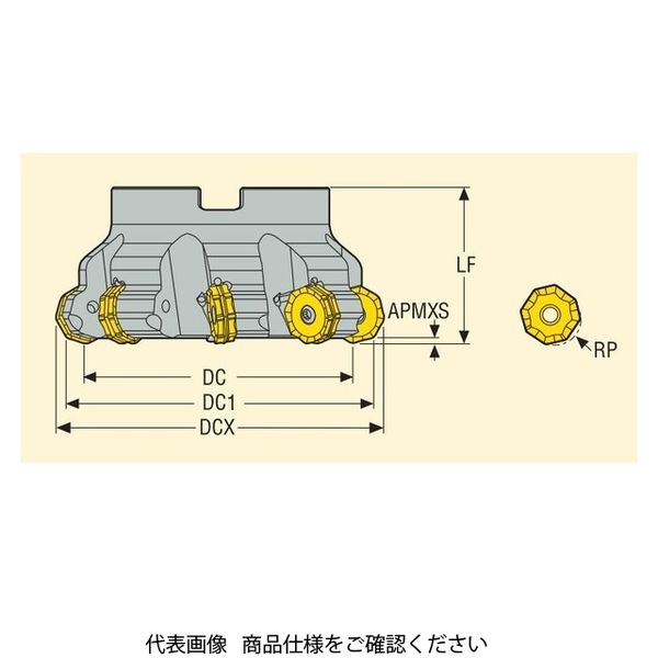 セコ・ツールズ・ジャパン フライス 金型用 R220.21ー0125ーON09ー8A 1個（直送品） - アスクル