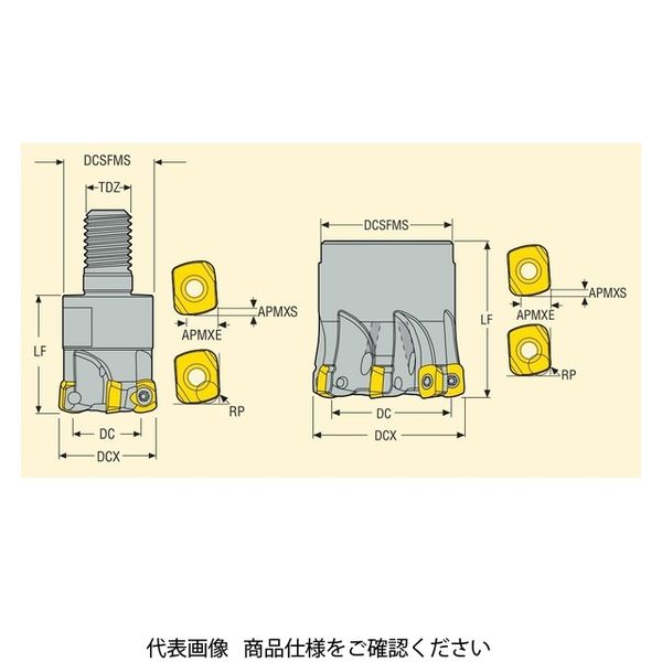 セコ・ツールズ・ジャパン フライス 金型用 R220.21ー0035ーLP06.6A 1個（直送品） - アスクル