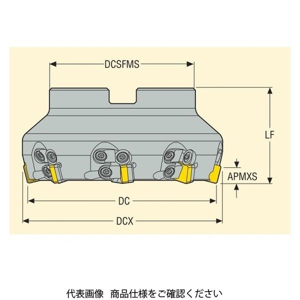 セコ・ツールズ・ジャパン フライス CBN用カッター R220.74ー8160ー09ー10 1個（直送品） - アスクル