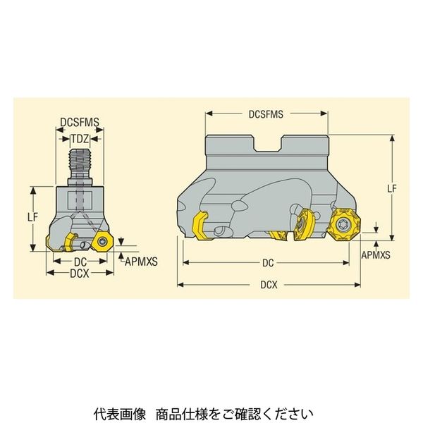 Seco Tools フライス オクトミル R220.43-0080-05 1個（直送品） - アスクル