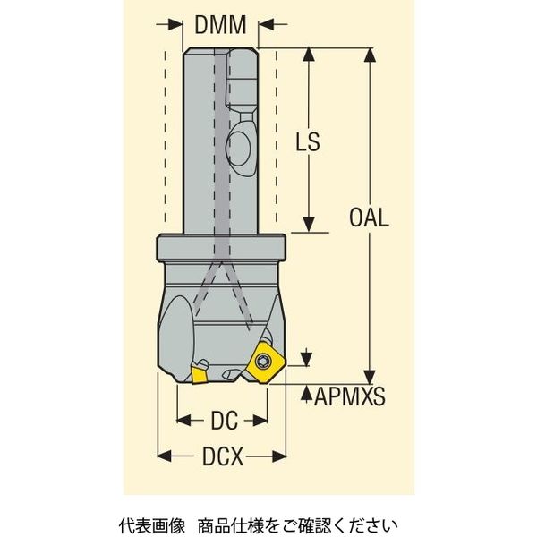 セコ・ツールズ・ジャパン フライス クワトロミル R217.53ー2032.3Sー09ー4A 1個（直送品） - アスクル