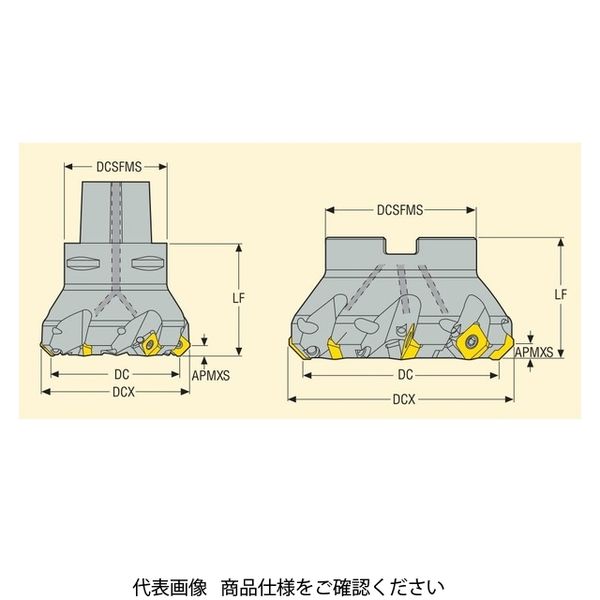 Seco Tools フライス クワトロミル R220.53-0100-12-5A 1個（直送品） - アスクル