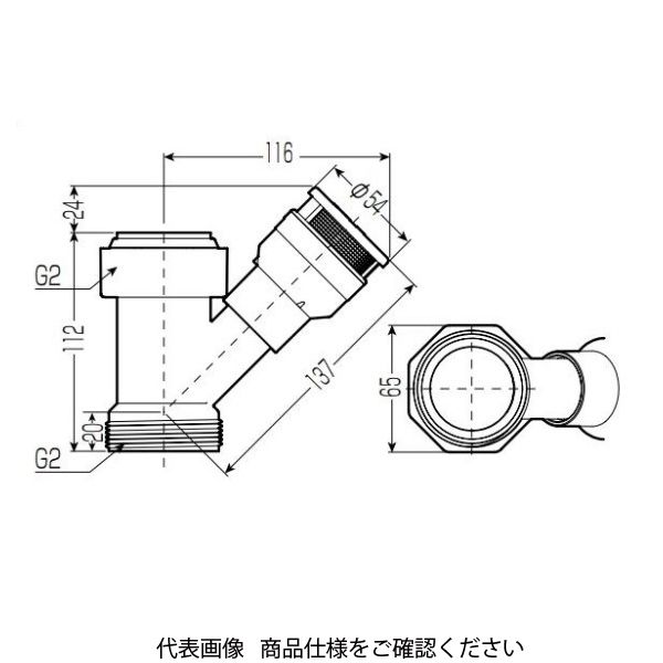 未来工業 通気スイスイ mini ワントラップ用（キッチン・流し用） VVD