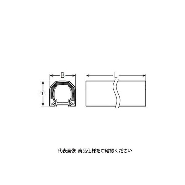 未来工業 配管モール(断熱材付) RM-25M 1個（直送品） - アスクル