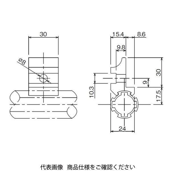 TMEHジャパン TMEH アルミパネルジョイント B-017SA-4 1本(直送 TMEHジャパン TMEH アルミパネルジョイント B-017SA-4 1本(直送