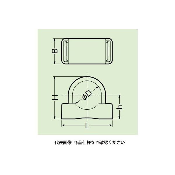 未来工業 PF・VE兼用台付サドル SPF-16 1セット（200個）（直送品