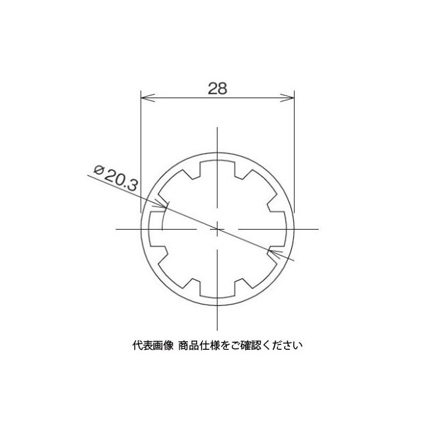 TMEHジャパン TMEH アルミ丸パイプ AR2812SP-4 1セット（3本）（直送品