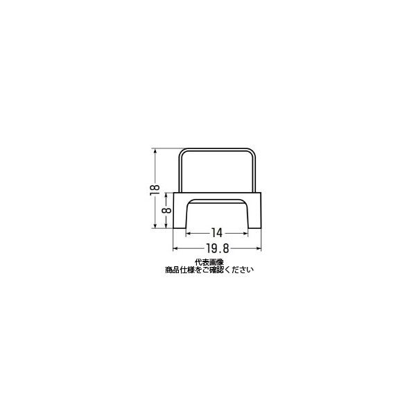 未来工業 電気配線専用タッカー　ケーブルタッカー　ケーブルタッカー用ステップル　１箱２５０本入（１連連結本数２５本） MCT-S3（直送品）