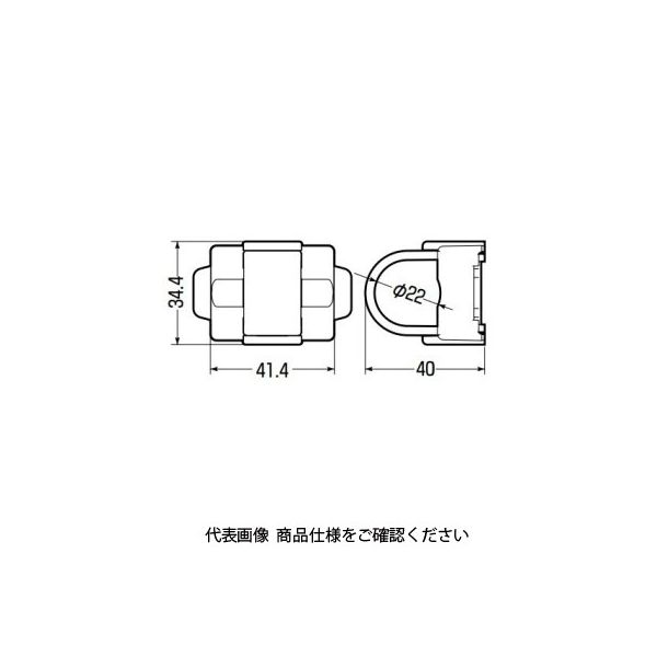 未来工業 PF・VE兼用サドル（磁石タイプ） SPFM-16J 1セット（10