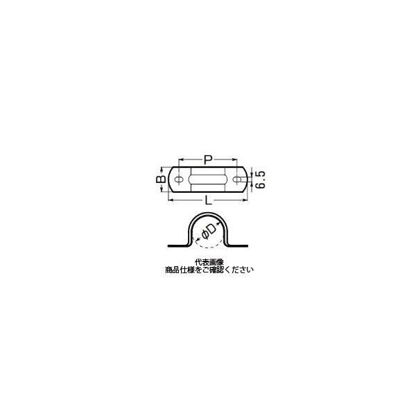 未来工業 FEP用ステンレス両サドル SSTE-50 1セット（10個