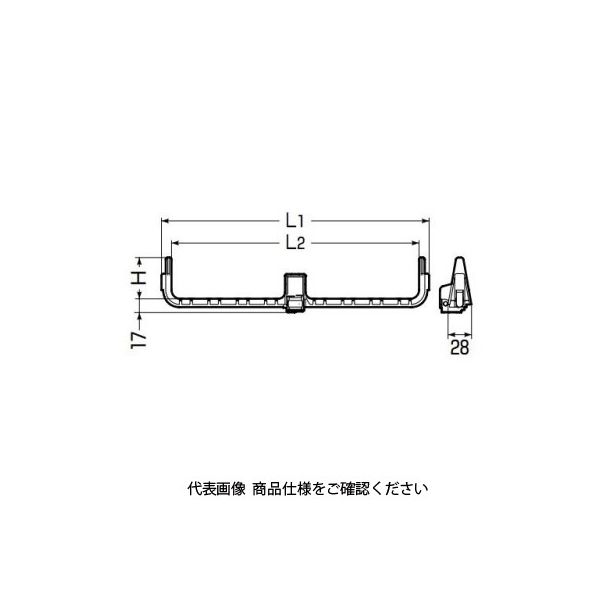 未来工業 ケーブルハンガー（ラックタイプ） SCR-300 1セット（10個）（直送品）