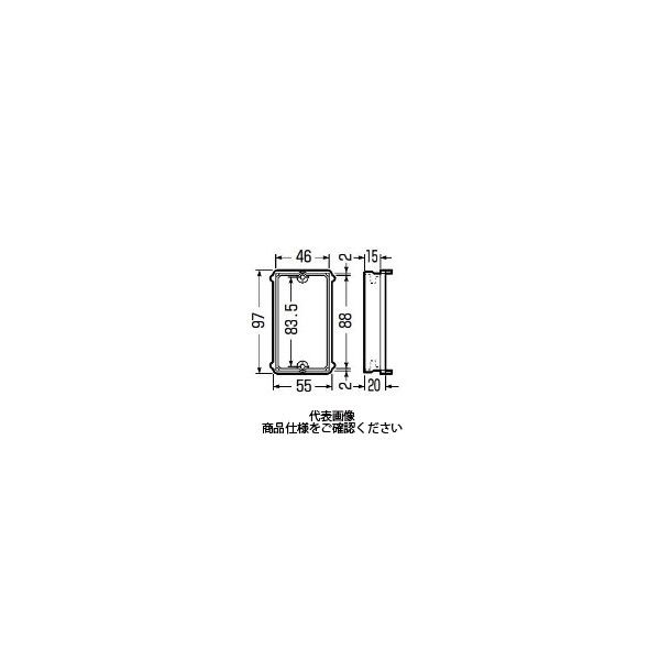 未来工業 スライドボックス用継枠 SB-J 1セット(25個)（直送品