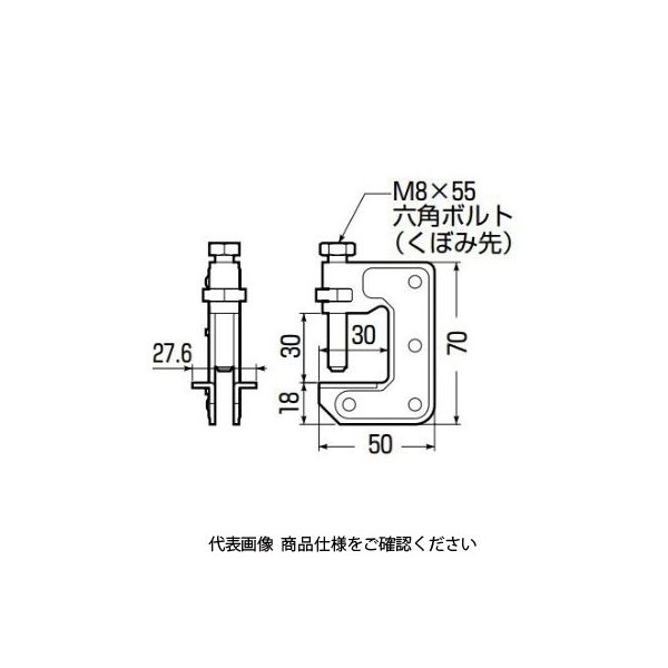 未来工業 H・L・C形鋼用 電気亜鉛めっき仕様 SG-0L 1セット(10個 未来工業 H・L・C形鋼用 電気亜鉛めっき仕様 SG-0L 1セット(10個