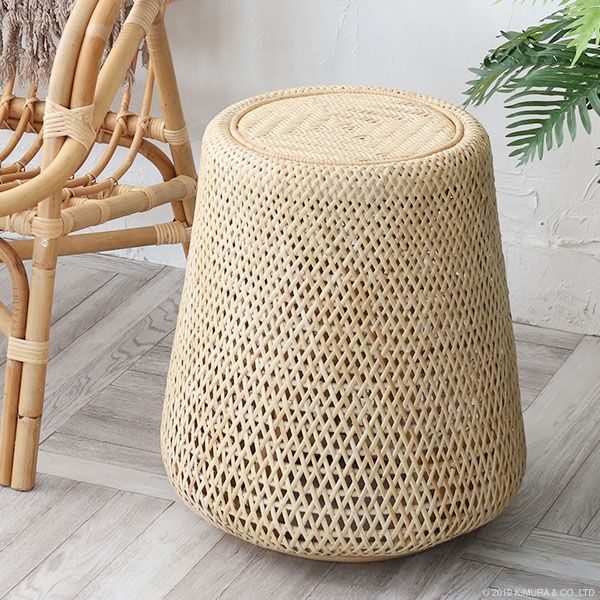 キムラ ラタン スツール C447ND 1脚(直送品) - アスクル キムラ ラタン スツール C447ND 1脚(直送品) - アスクル