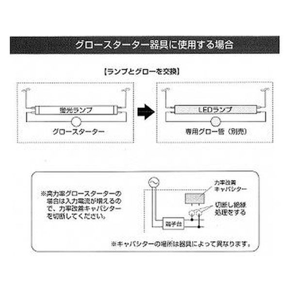 オーデリック ダミーグロー管 [オーデリック直管形LED蛍光ランプ20Wタイプ（型番：NO32～）専用] NO32T（直送品） - アスクル